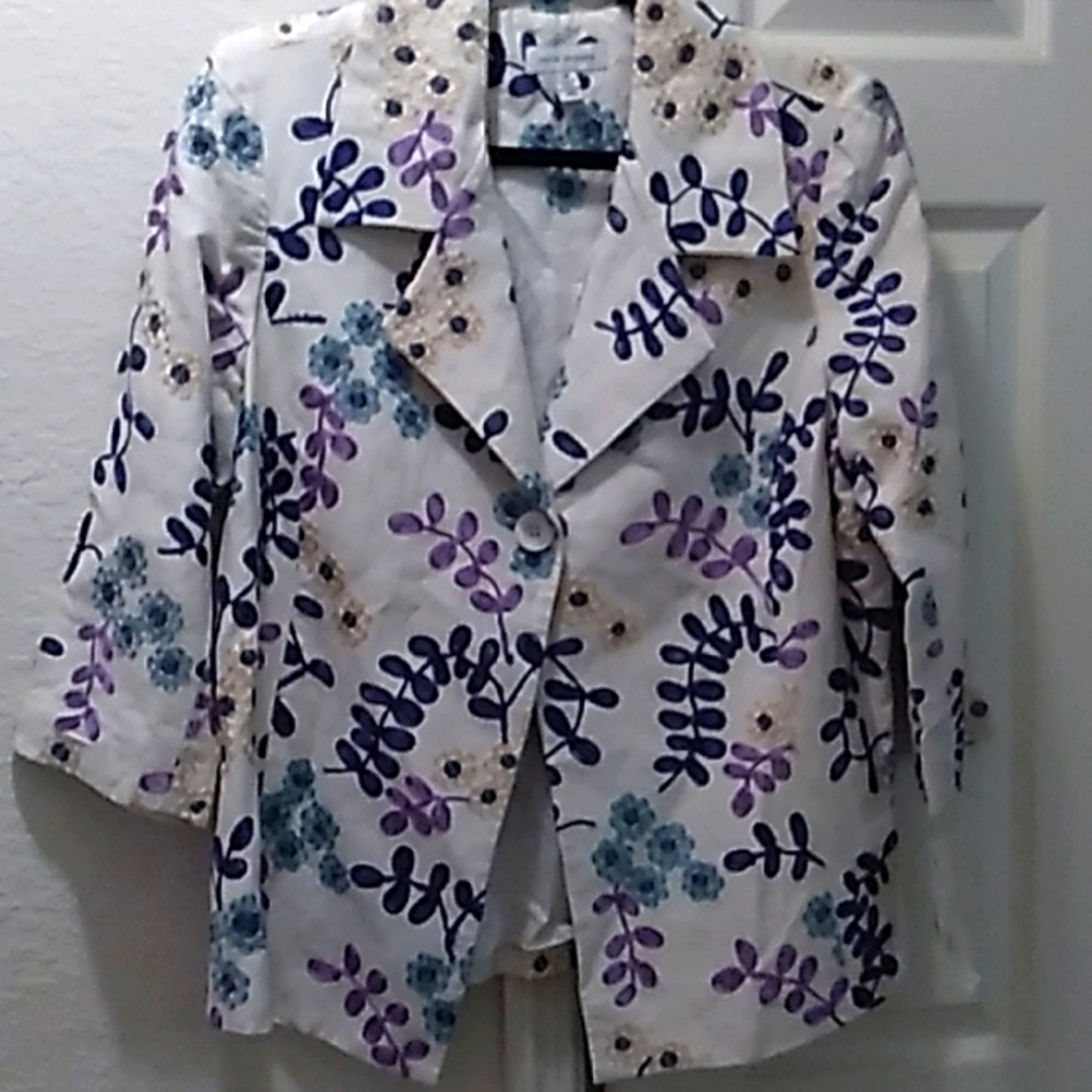 David Brooks Embroidered Jacket